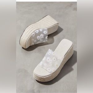 Floral espadrille wedges 7